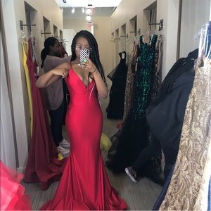 RED PROM DRESS